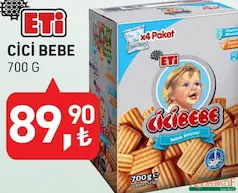 ETİ CİCİBEBE BİSKÜVİ 700 G ETİ CİCİBEBE BİSKÜVİ 700 G